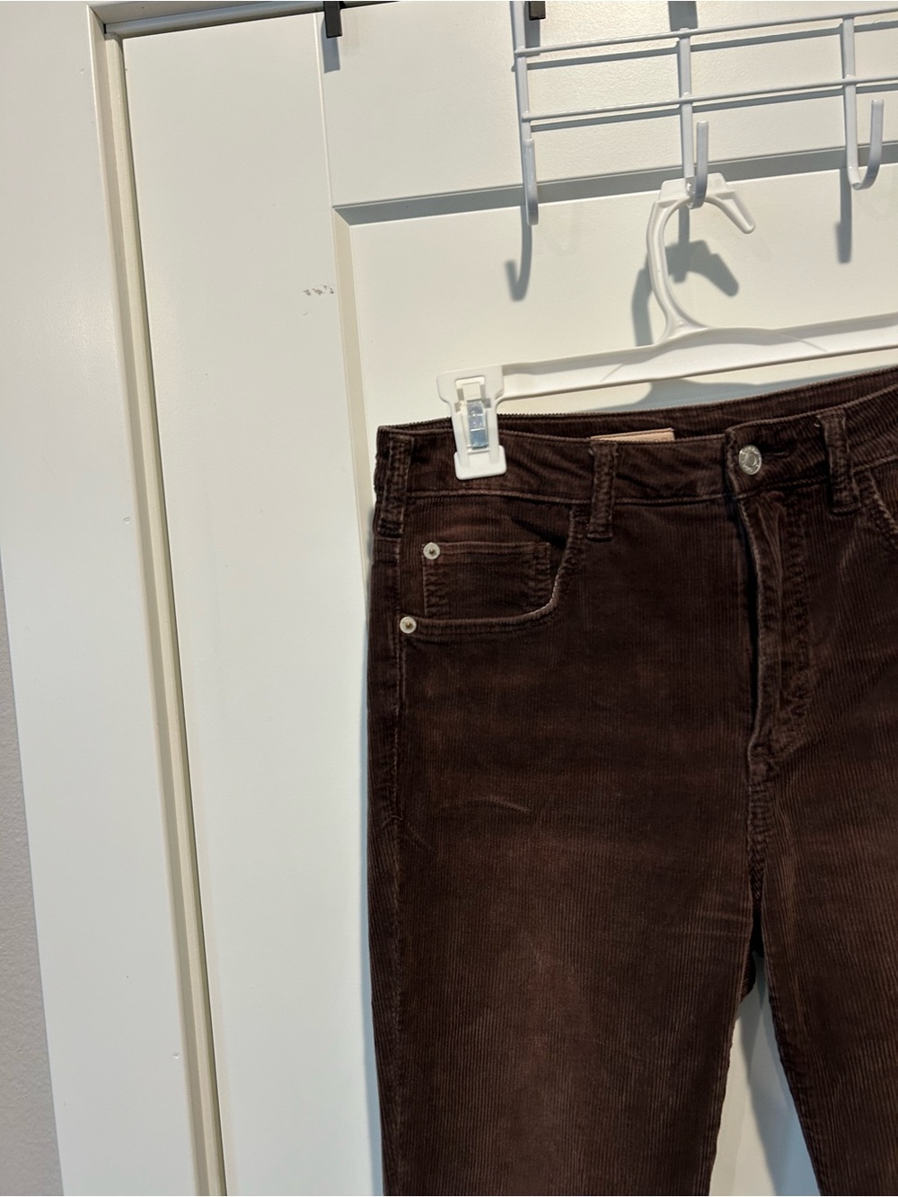 Pilcro Low-Rise Corduroy Flare Jean - Picture 5 of 13
